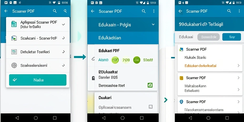 Antarmuka intuitif 99RP untuk memindai dokumen dengan mudah.