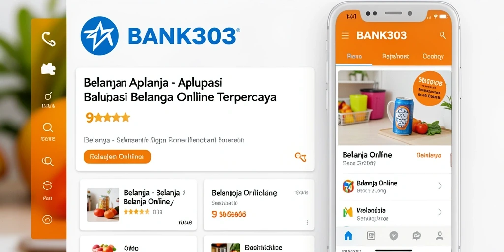 Tampilan antarmuka dan fungsi utama BANK303 untuk belanja online.