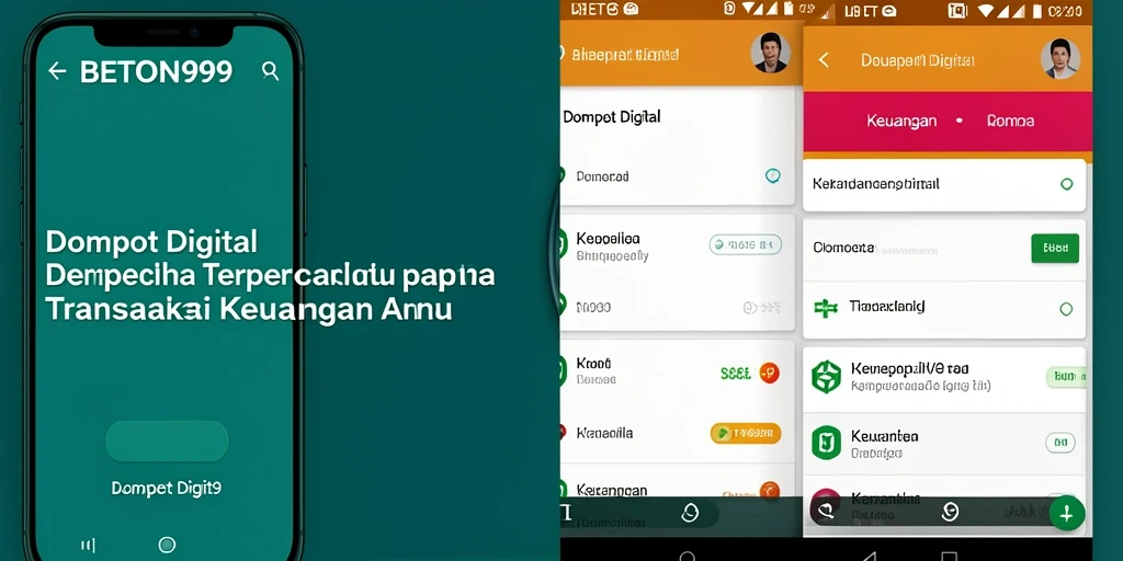 Tampilan antarmuka pengguna BETON999 yang intuitif dan mudah digunakan.