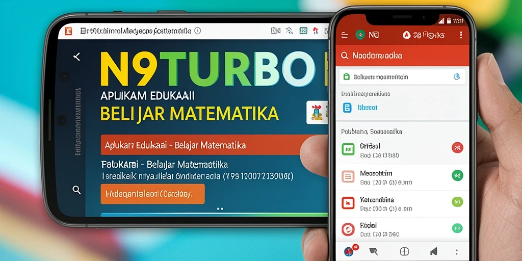 Tampilan antarmuka N9TURBO yang menarik dan edukatif.