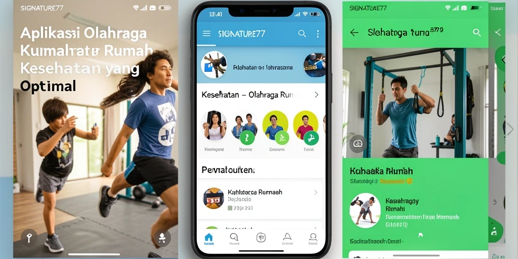 Tampilan antarmuka aplikasi SIGNATURE77 yang intuitif dan menarik.