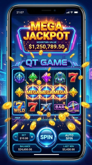 qtgame tampilan beranda